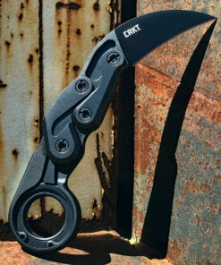 Discount 😀 CRKT 4040 PROVOKE Kinematic, 2.41" D2 Black Karambit Blade, Black Aluminum Handle 🧨