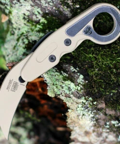 Best Sale 🔔 CRKT Provoke Desert Sand 4040DS, 2.38" Cerakote Finish D2, Aluminum Handle 💯