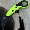 Outlet ⌛ CRKT 4041G Provoke ZAP Kinematic Folding Knife, 2.47" Black 1.4116 Steel Plain Blade, Green Grivory Handle ⌛