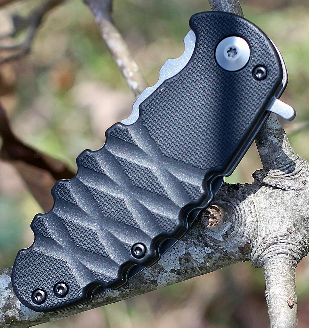 Outlet ✨ CRKT 4120 Pineapple, 2.62" 1.4116 SS Plain Blade, Black GFN Handle 🎁 3 Outlet ✨ CRKT 4120 Pineapple, 2.62" 1.4116 SS Plain Blade, Black GFN Handle 🎁 - Image 3