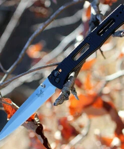 Deals 🔥 Benchmade Knives Benchmade 417 Fact, 3.95" CPM-S30V Plain Blade, Black Anodized Aluminum Handle 🔔