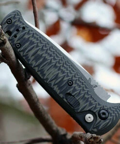 Budget 🎉 Benchmade Knives Benchmade CLA Auto 4300-1, 3.4 in. 154CM Stainless Steel, Plain Edge, Green and black textured G10 🎁 -Automatic Knives shop 4300 1.1 36722.1566586701