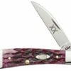 Budget 💯 CASE SWAY BACK 47524, 2.8" TRU-SHARP STAINLESS BLADE, JIGGED CABERNET BONE HANDLE 🎁