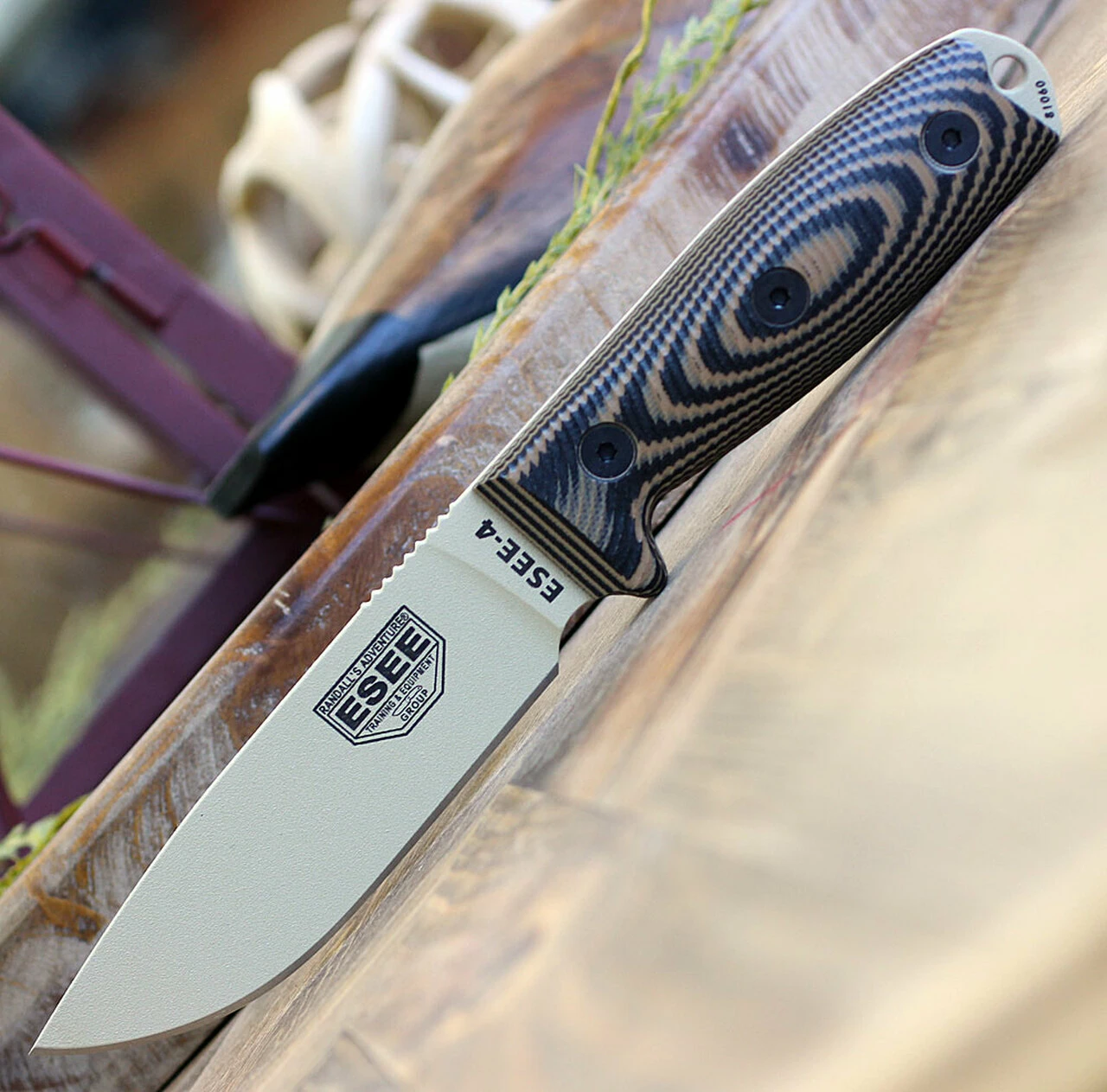 Deals ✔️ ESEE Knives ESEE-4 4DT-005, 4.5" 1095 Carbon Steel DT Plain Blade, Coyote/Black G10 3D Handle, Black Sheath 👍 1 Deals ✔️ ESEE Knives ESEE-4 4DT-005, 4.5" 1095 Carbon Steel DT Plain Blade, Coyote/Black G10 3D Handle, Black Sheath 👍