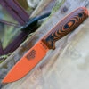 Best reviews of 💯 ESEE Knives ESEE- 4POR-006, 4.5" 1095 Carbon Steel Orange Plain Blade, Orange/Black G10 3D Handle, Black Sheath 😀
