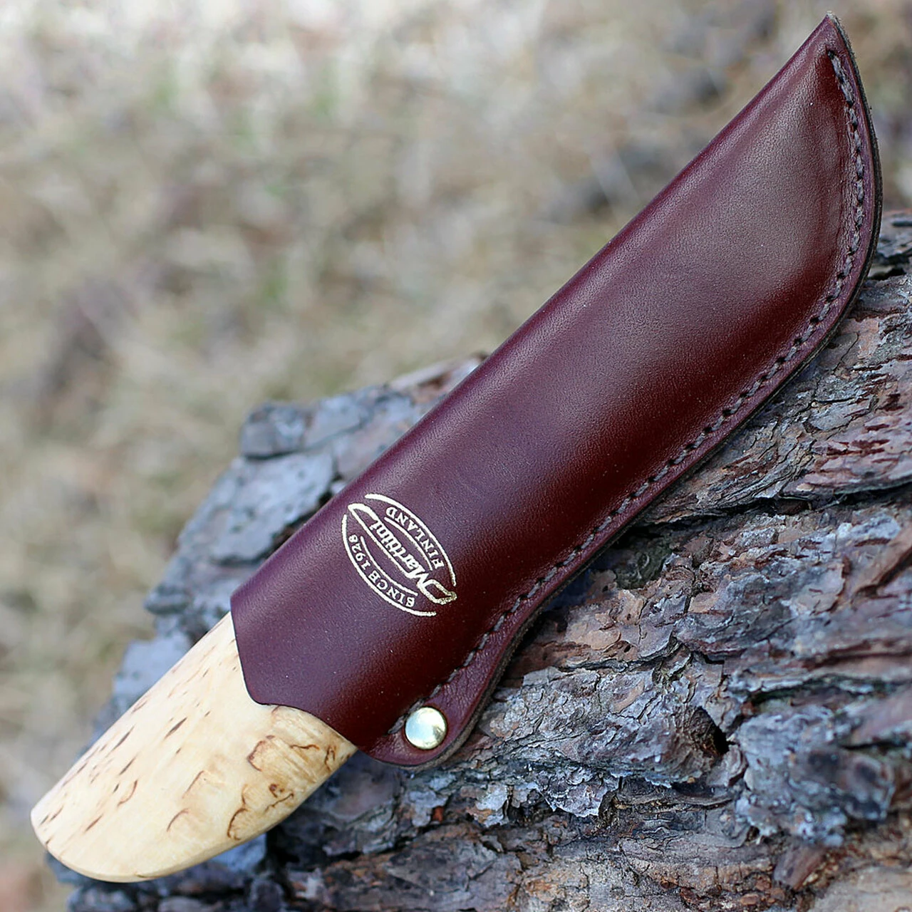 Discount 😀 Marttiini Knives Marttiini 511017 New Handy, 3" Stainless Blade, Curly Birch Handle 🎉 3 Discount 😀 Marttiini Knives Marttiini 511017 New Handy, 3" Stainless Blade, Curly Birch Handle 🎉 - Image 3