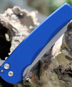 Cheap ✔️ Pro-Tech Malibu Flipper Knife - Blue (3.25" CPM-20CV SW Reverse Tanto) 5201-BLUE ⭐ -Automatic Knives shop 5201 07993.1632511107