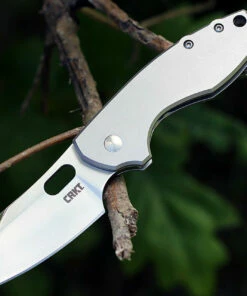 Outlet 🧨 CRKT 5311 Pilar, 2.4" 8Cr13MoV Plain Blade, Stainless Handles 🧨