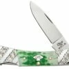 Deals ❤️ Case Small Lockback 53252, 5.2 Overall Length SS Blade, Emerald Green Bone Handle 🔔