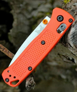 Best Pirce ❤️ Benchmade Knives Benchmade 533 Mini Bugout, 2.82" CPM-S30V Drop-Point Plain Blade, Orange Grivory Handle ✨ -Automatic Knives shop 533.3 95588.1580400805