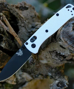 Coupon ⌛ Benchmade Knives Benchmade 533BK-1 Mini Bugout, 2.82" CPM-S30V Black Cerakote Blade, White Grivory Handle ✨