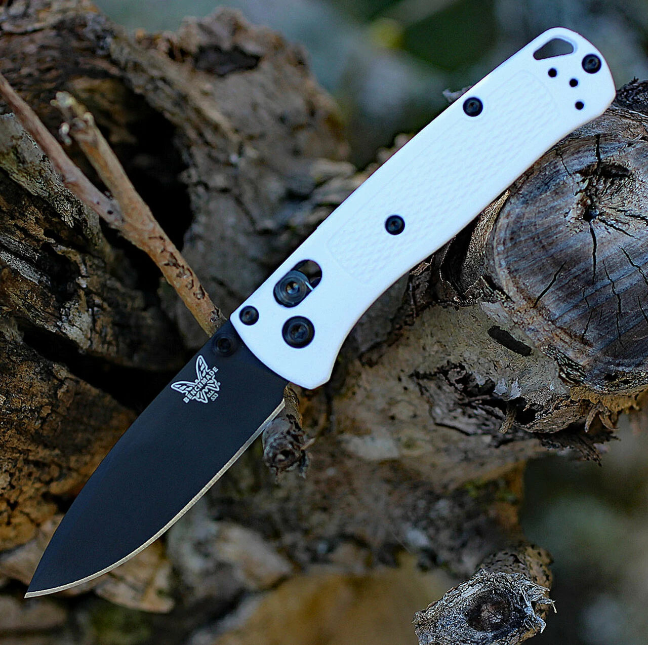 Coupon ⌛ Benchmade Knives Benchmade 533BK-1 Mini Bugout, 2.82" CPM-S30V Black Cerakote Blade, White Grivory Handle ✨ 1 Coupon ⌛ Benchmade Knives Benchmade 533BK-1 Mini Bugout, 2.82" CPM-S30V Black Cerakote Blade, White Grivory Handle ✨