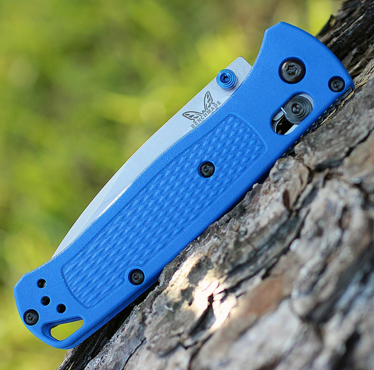 Cheap 🔥 Benchmade Knives Benchmade Bugout 535, 3.24" CPMS30V Plain Blade, Blue Grivory Handle ✔️ 2 Cheap 🔥 Benchmade Knives Benchmade Bugout 535, 3.24" CPMS30V Plain Blade, Blue Grivory Handle ✔️ - Image 2