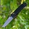 Best deal 👏 Benchmade Knives Benchmade Bailout 537GY, 3.38" CPM-3V Tanto Blade, Black Grivory Handle ⌛