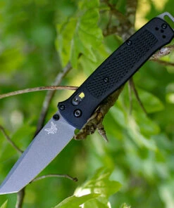 Best deal 👏 Benchmade Knives Benchmade Bailout 537GY, 3.38" CPM-3V Tanto Blade, Black Grivory Handle ⌛