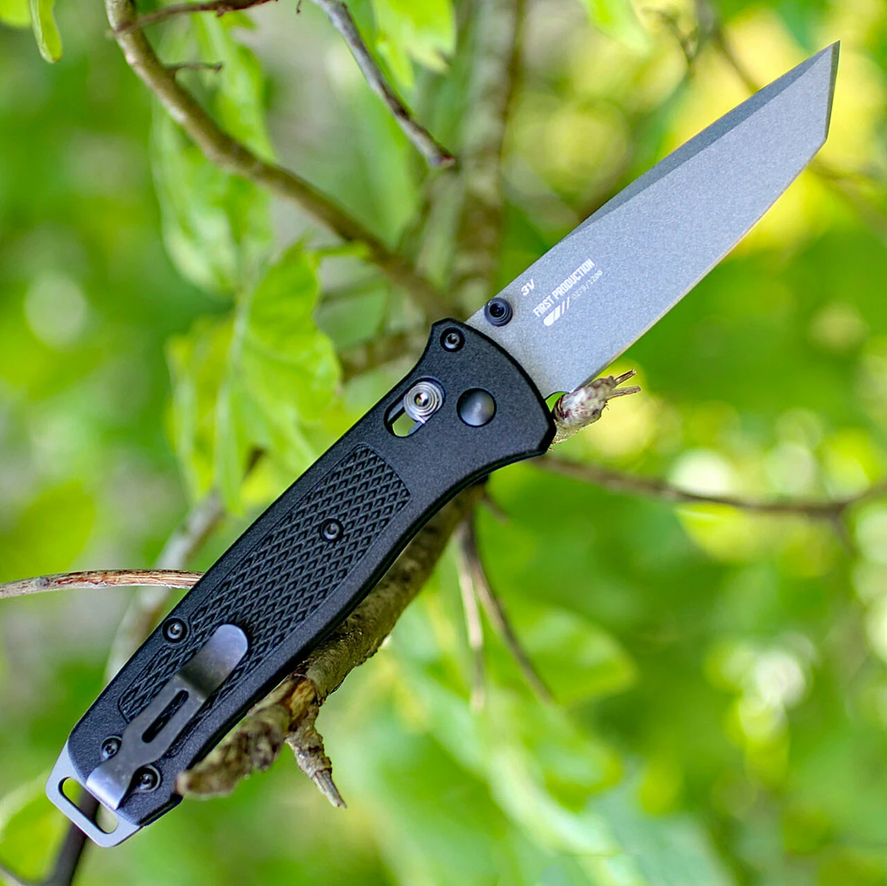 Best deal 👏 Benchmade Knives Benchmade Bailout 537GY, 3.38" CPM-3V Tanto Blade, Black Grivory Handle ⌛ 2 Best deal 👏 Benchmade Knives Benchmade Bailout 537GY, 3.38" CPM-3V Tanto Blade, Black Grivory Handle ⌛ - Image 2