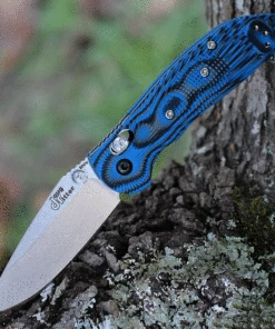 Cheapest ❤️ Doug Ritter Knives and Gear Doug Ritter Mini-RSK® MK1-G2 Knifeworks Exclusive - G-Mascus® Blue G-10/Stonewashed 👍