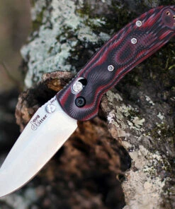 Brand new 👏 Doug Ritter Knives and Gear Doug Ritter Mini-RSK® MK1-G2 Knifeworks Exclusive - G-Mascus® Red G-10/Stonewashed 🎉