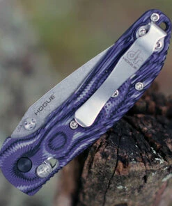 Hot Sale 😀 Doug Ritter Knives and Gear Doug Ritter Mini-RSK® MK1-G2 Knifeworks Exclusive - G-Mascus® Purple G-10/Stonewashed ✔️ -Automatic Knives shop 54195.3 59640.1600198601