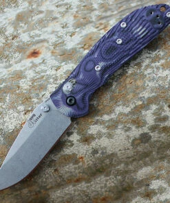 Hot Sale 😀 Doug Ritter Knives and Gear Doug Ritter Mini-RSK® MK1-G2 Knifeworks Exclusive - G-Mascus® Purple G-10/Stonewashed ✔️