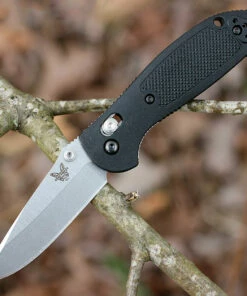 Hot Sale 👍 Benchmade Knives Benchmade Mini Griptilian 556-S30V, 2.91" S30V Drop Point Plain Blade, Black Noryl GTX Handle 🛒