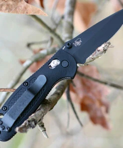 Coupon 👏 Benchmade Knives Benchmade Mini Griptilian 556SBK-S30V, 2.91" S30V Black Drop Point Combo Blade, Black Noryl GTX Handle ❤️ -Automatic Knives shop 556sbk s30v 10105.1566586191