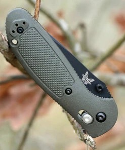 Top 10 👍 Benchmade Knives Benchmade Mini Griptilian 556SBKOD-S30V, 2.91" S30V Black Drop Point Combo Blade, OD Green Noryl GTX Handle ✔️ -Automatic Knives shop 556sbkod s30v.3 91813.1566586195