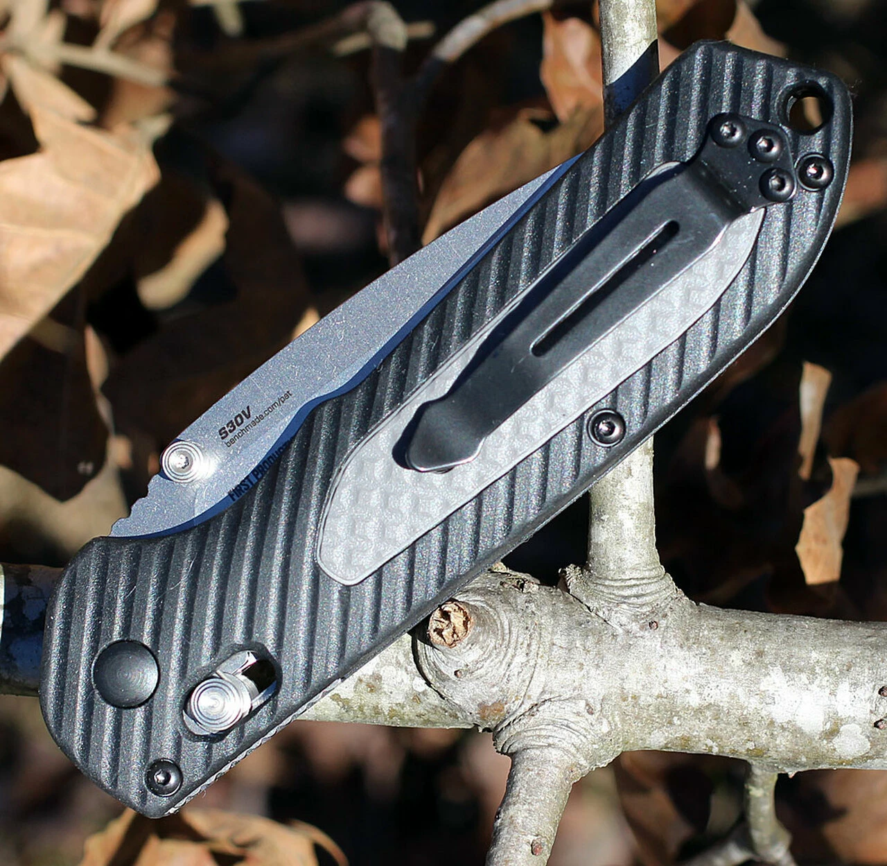 Best Pirce 🎉 Benchmade Knives Benchmade 560 FREEK, CPM-S30V Plain Blade, Warm Gray Grivory Handles ⌛ 4 Best Pirce 🎉 Benchmade Knives Benchmade 560 FREEK, CPM-S30V Plain Blade, Warm Gray Grivory Handles ⌛ - Image 4