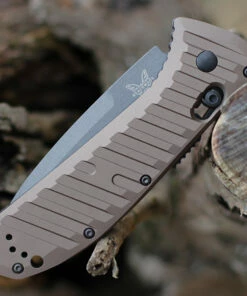 Wholesale ✔️ Benchmade Knives Benchmade 5700SGY Auto Presidio II, 3.72" CPM-M4 Gray Serrated Blade, Burnt Bronze 6061-T6 Aluminum Handle 🎉 -Automatic Knives shop 5700SGY 1 46284.1610562955