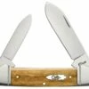 Discount 😀 CASE CANOE 58198, 3.63" CLOSED LENGTH SS BLADE, SMOOTH ANTIQUE BONE HANDLE 👍