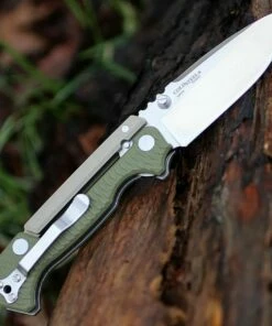 Cheap 👍 COLD STEEL AD-15 58SQ, 3/2"S35VN BLADE, OD GREEN G-10/6061 ALUMINUM BILLET HANDLE ✨ -Automatic Knives shop 58sq.5 33763.1584715922