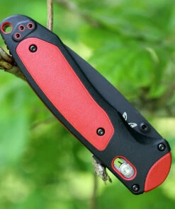 Buy 🌟 Benchmade Knives Benchmade 591BK Boost, 3.43" Black CPM-3V Blunt Pry-Tip Blade, Red Versaflex Handle 🎁 -Automatic Knives shop 591bk.6 88346.1566586354