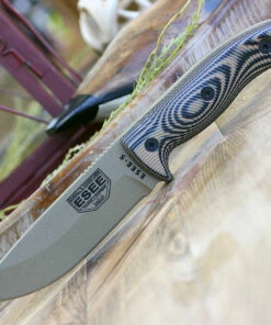 Best reviews of 🤩 ESEE Knives ESEE-5 5PDE-005, 5.25" 1095 Carbon Steel DE Plain Blade, Coyote/Black G10 3D Handle, Black Kydex Sheath ⭐