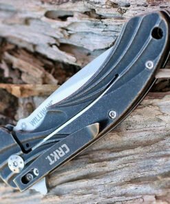 New ⭐ CRKT 6016 Williwaw, 3.02" 8Cr13MoV Plain Blade, Stainless Handle ✔️ -Automatic Knives shop 6016.2 35159.1566585920