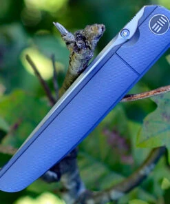 Buy 🤩 We Knife Co. We Knife Model 618 Blue Titanium (4" Bohler M390 Satin) 618F 🔔 -Automatic Knives shop 618f.3 43955.1642261438