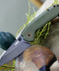 Outlet 🌟 CRKT Overland CR6280, 2.977" 8Cr13MoV Black Stonewash Blade, G-10/2Cr13 SS Handle ⭐