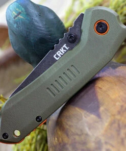 Outlet 🌟 CRKT Overland CR6280, 2.977" 8Cr13MoV Black Stonewash Blade, G-10/2Cr13 SS Handle ⭐ -Automatic Knives shop 6280.4 05759.1580928482