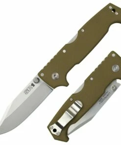 Cheap 🔥 Cold Steel 62L SR1, 4" CPM-S35VN Plain Blade, OD Green G-10 Handle 💯