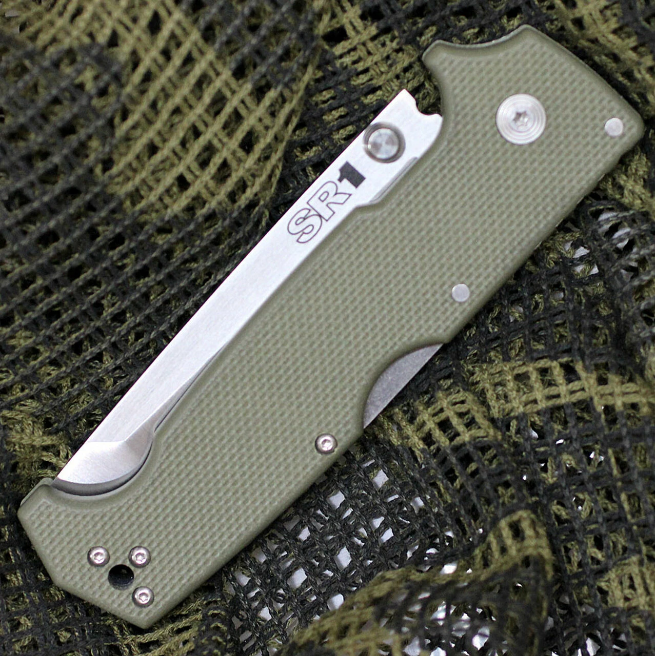 Outlet 🎁 Cold Steel 62LA SR1 Tanto, 4" CPM-S35VN Plain Blade, OD Green G-10 Handle 🌟 4 Outlet 🎁 Cold Steel 62LA SR1 Tanto, 4" CPM-S35VN Plain Blade, OD Green G-10 Handle 🌟 - Image 4