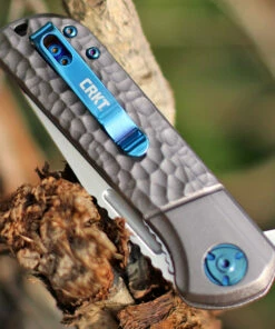 Best Sale 🤩 CRKT Lannny Linerlock Silver A/O 6525 , 3.18" 8Cr13Mov Satin Finish Stainless Blade, Silver Sculpted Aluminum Handles 🔥 -Automatic Knives shop 6525.4 65280.1612535491