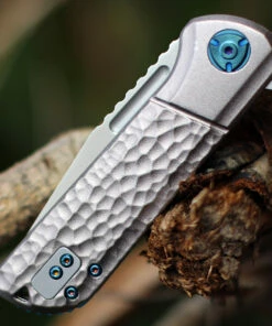 Best Sale 🤩 CRKT Lannny Linerlock Silver A/O 6525 , 3.18" 8Cr13Mov Satin Finish Stainless Blade, Silver Sculpted Aluminum Handles 🔥 -Automatic Knives shop 6525.5 52611.1612535491