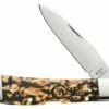 Promo 🌟 Case Tribal Lock 67912, Tru Sharp SS Blade, Natural Bone Toasted Color Wash Handle ✔️