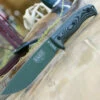 Best Sale 🛒 ESEE Knives ESEE-6 6POD-003, 5.75" 1095 Carbon Steel OD Green Plain Blade, OD Green/Black 3D Handle, Black Molded Sheath 🎉