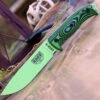 Promo 🧨 ESEE Knives ESEE-6 6PVG-007, 5.75" 1095 Carbon Steel Venom Green Plain Blade, Neon Green/Black G10 3D Handle, Black Molded Sheath 🔔