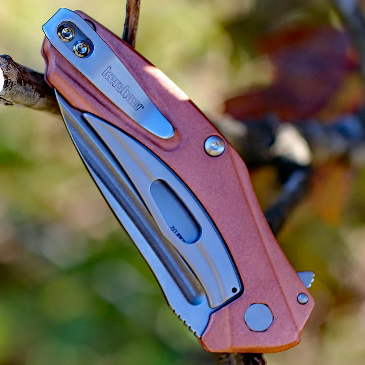 Coupon 🎉 Kershaw Knives Kershaw 7006CU Natrix-Copper, 2.75 in D2 Steel Plain Blade, Copper Handle ✨ 4 Coupon 🎉 Kershaw Knives Kershaw 7006CU Natrix-Copper, 2.75 in D2 Steel Plain Blade, Copper Handle ✨ - Image 4
