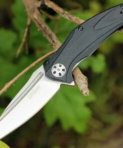 Cheapest 🛒 Kershaw Knives Kershaw 7007 Natrix, 3.25" 8Cr13MoV Plain Blade, Black G-10 Handles 🛒