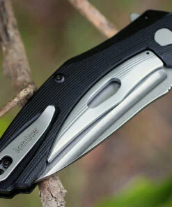 Cheapest 🛒 Kershaw Knives Kershaw 7007 Natrix, 3.25" 8Cr13MoV Plain Blade, Black G-10 Handles 🛒 -Automatic Knives shop 7007.2 41831.1566585906