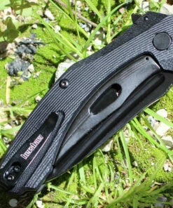 Discount 😍 Kershaw Knives Kershaw 7007BLK Natrix, 3.25" 8Cr13MoV Black Plain Blade, Black G-10 Handles ⌛ -Automatic Knives shop 7007blk.3 42290.1566585977