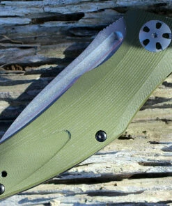 Best Pirce ✔️ Kershaw Knives Kershaw 7007OL Natrix, 3.25" 8Cr13MoV Plain Blade, OD Green G-10 Handles 🧨 -Automatic Knives shop 7007ol.2 35942.1566585942