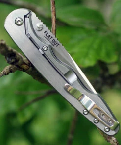 Coupon ✔️ CRKT 7016 Flat Out Framelock A/O, 3.57" 8Cr13MoV SS Plain Blade, Brushed Stainless Handle ✔️ -Automatic Knives shop 7016.3 61288.1566586347